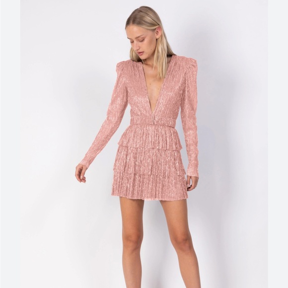 Sabina Musayev Dresses & Skirts - Sabina Musayev Carry Mini Dress in Pink Lemonade Size S